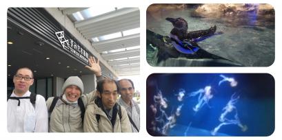 スカイツリーでお馴染みの隅田にある【すみだ水族館】へ行ってきました♬

スカイツリーの大きさに圧倒されながら水族館までの道中を楽しんでいましたが、外国人観光客と中学生の団体の多さにさらに圧倒されてしまいました。